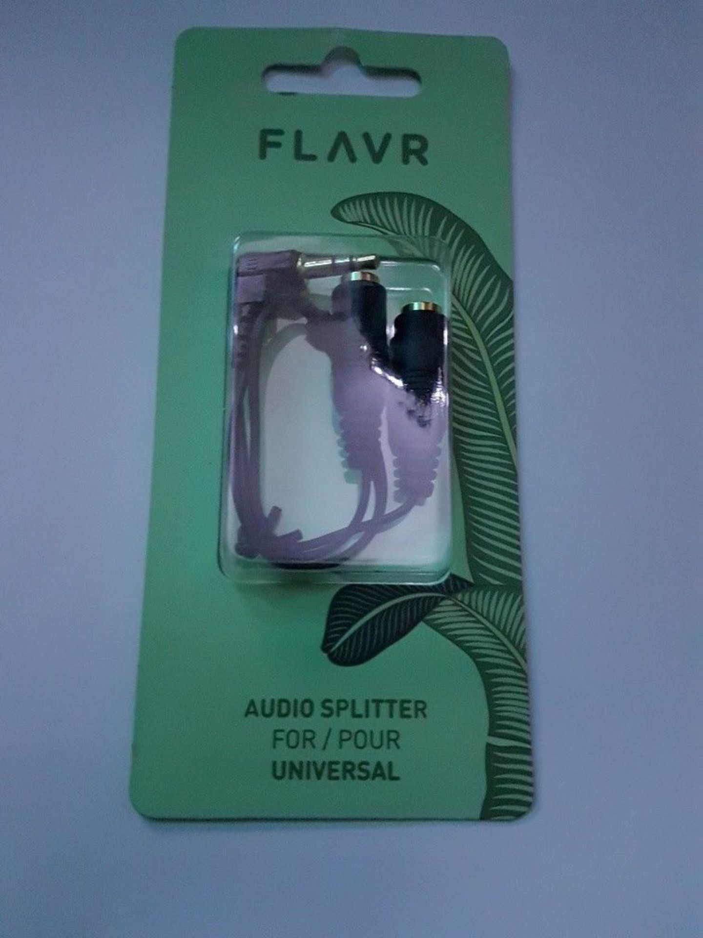 Flavr Black Audio Splitter 3.5Mm (New Other (See Details)) [Ref: 4029948063362-Bd]