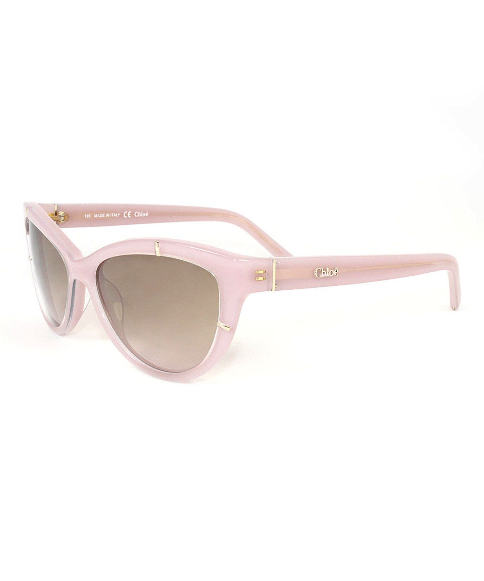Chloè Pink & Brown Cat-Eye Sunglasses (New With Defects) [Ref: 12696425-Mi-Tub 7-Mi]