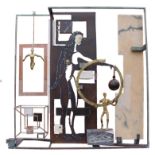 Fernandez Daniel (1961) I have a dream, 2006 - Sculpture Mixed media - 82 x 82 x 32 cm -