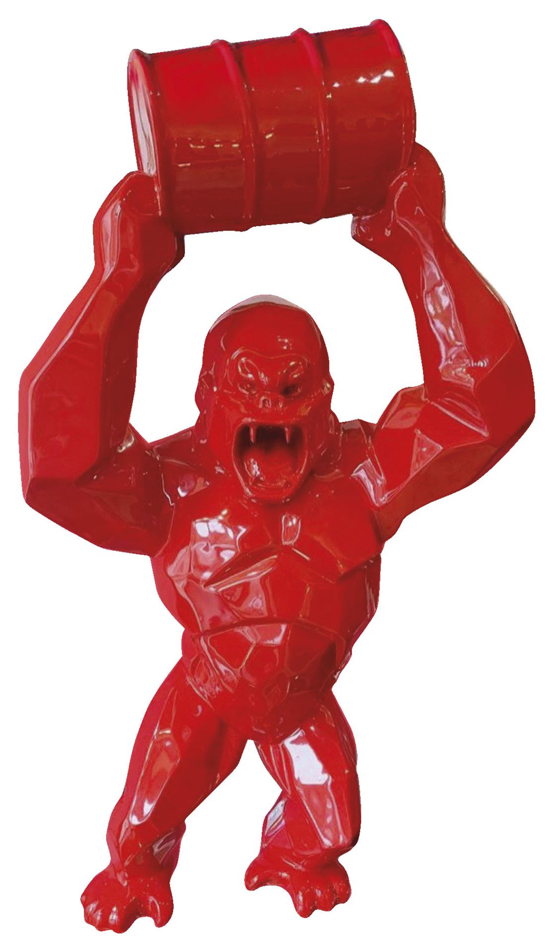 Orlinski Richard (1966) Kong Oil Baril - Sculpture resin - N°4/8 - 68 cm -