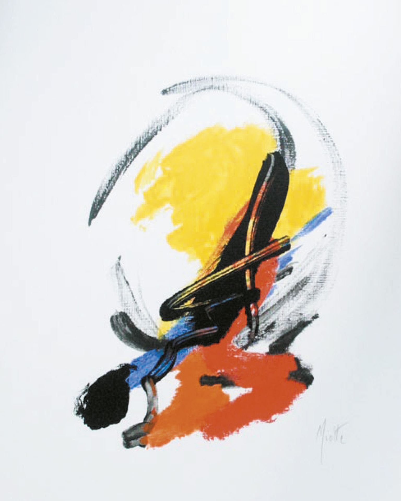 Miotte Jean (1926) Untitled, 2005 - Serigraph Signed on lower right - 50 x 40 cm -