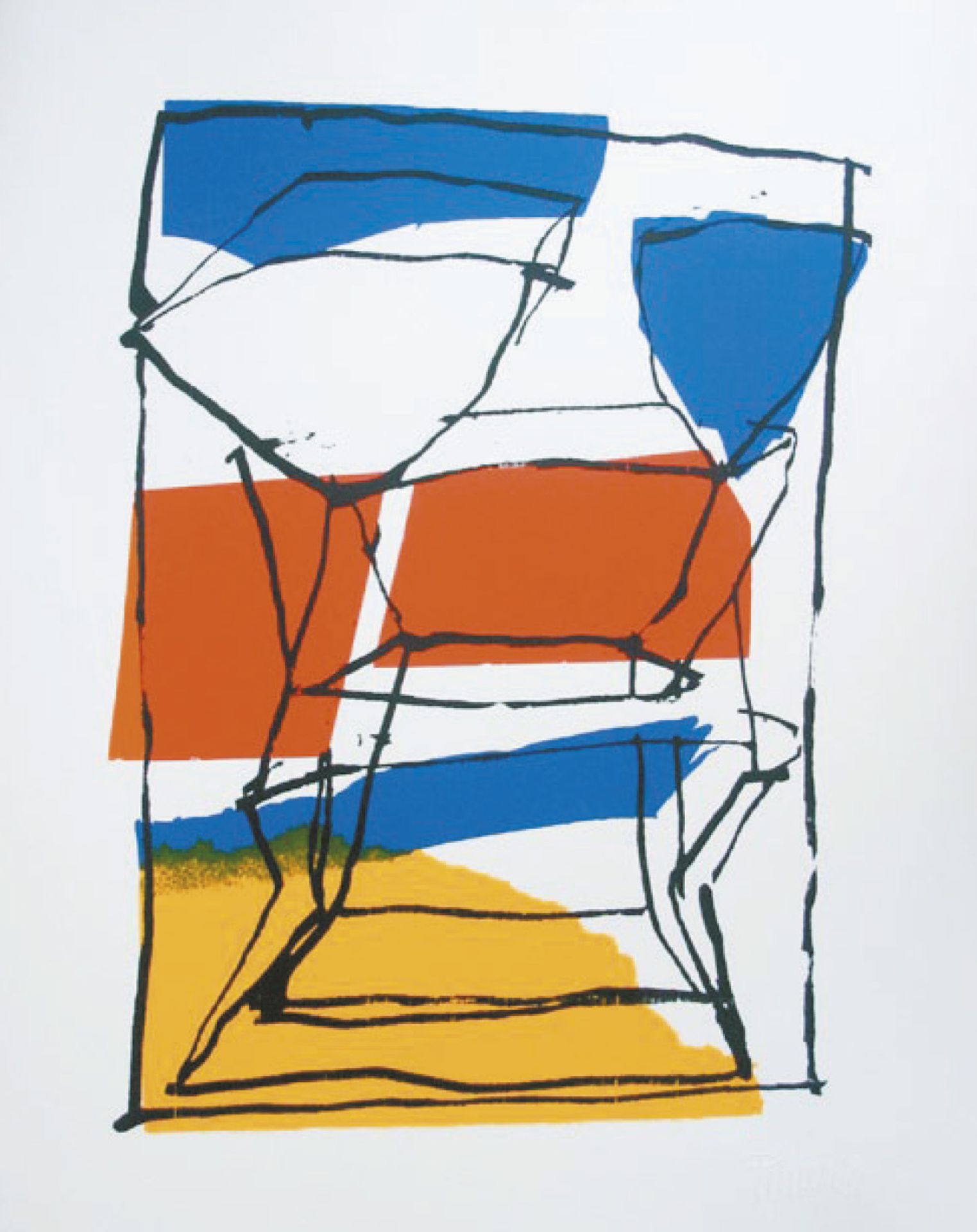 Pincemin Jean-Pierre (1944) Untitled, 2005 - Serigraph Signed on lower right - 50 x [...]