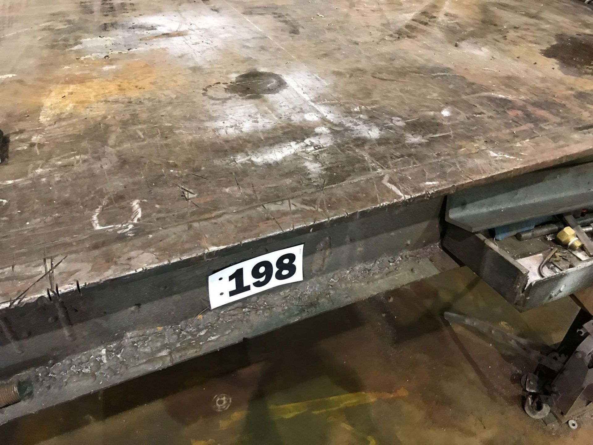 5' x 23' Steel Table w/ Vice