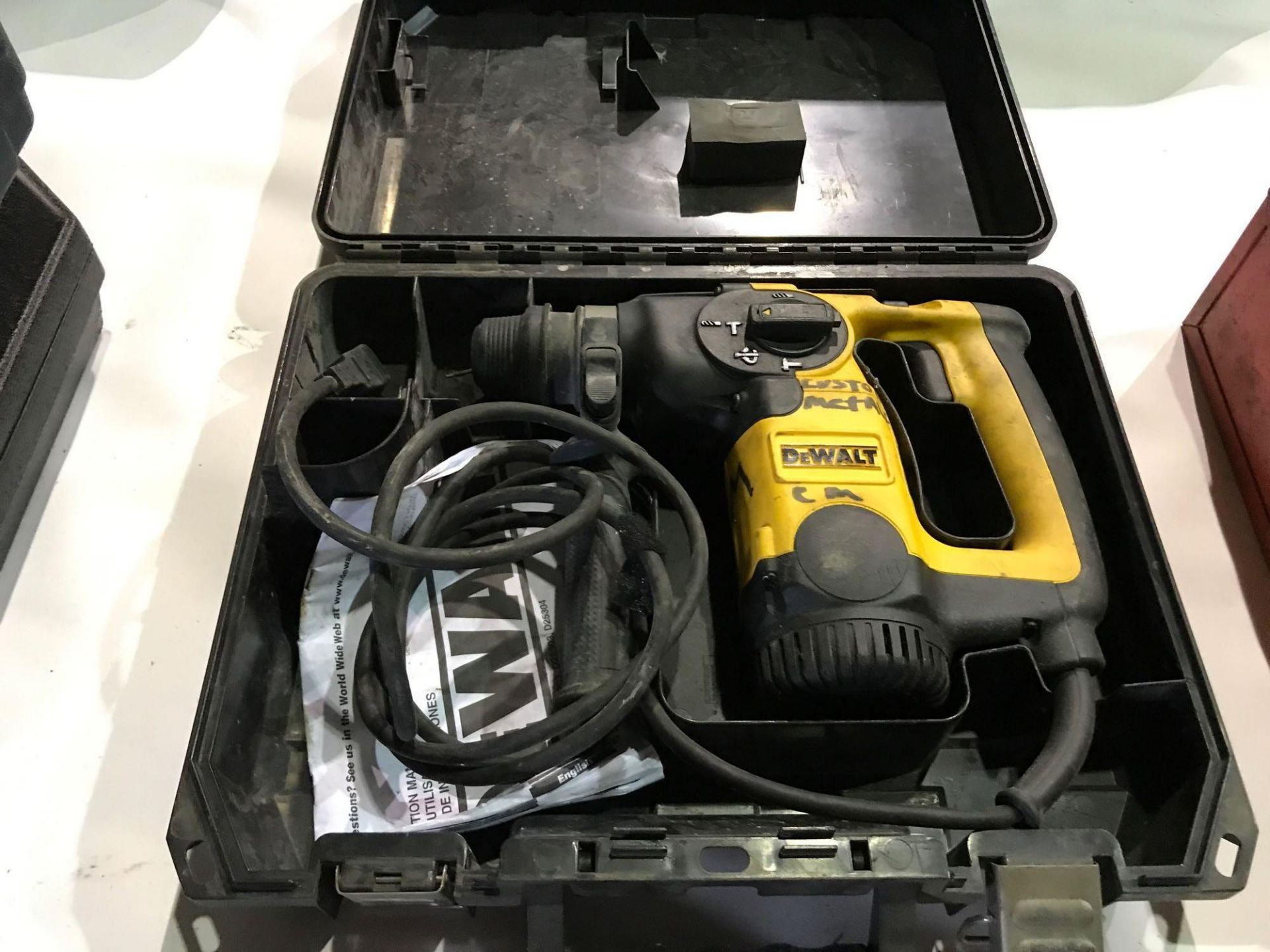 Dewalt Electric Hammer Drill w/ Case - Image 3 of 4