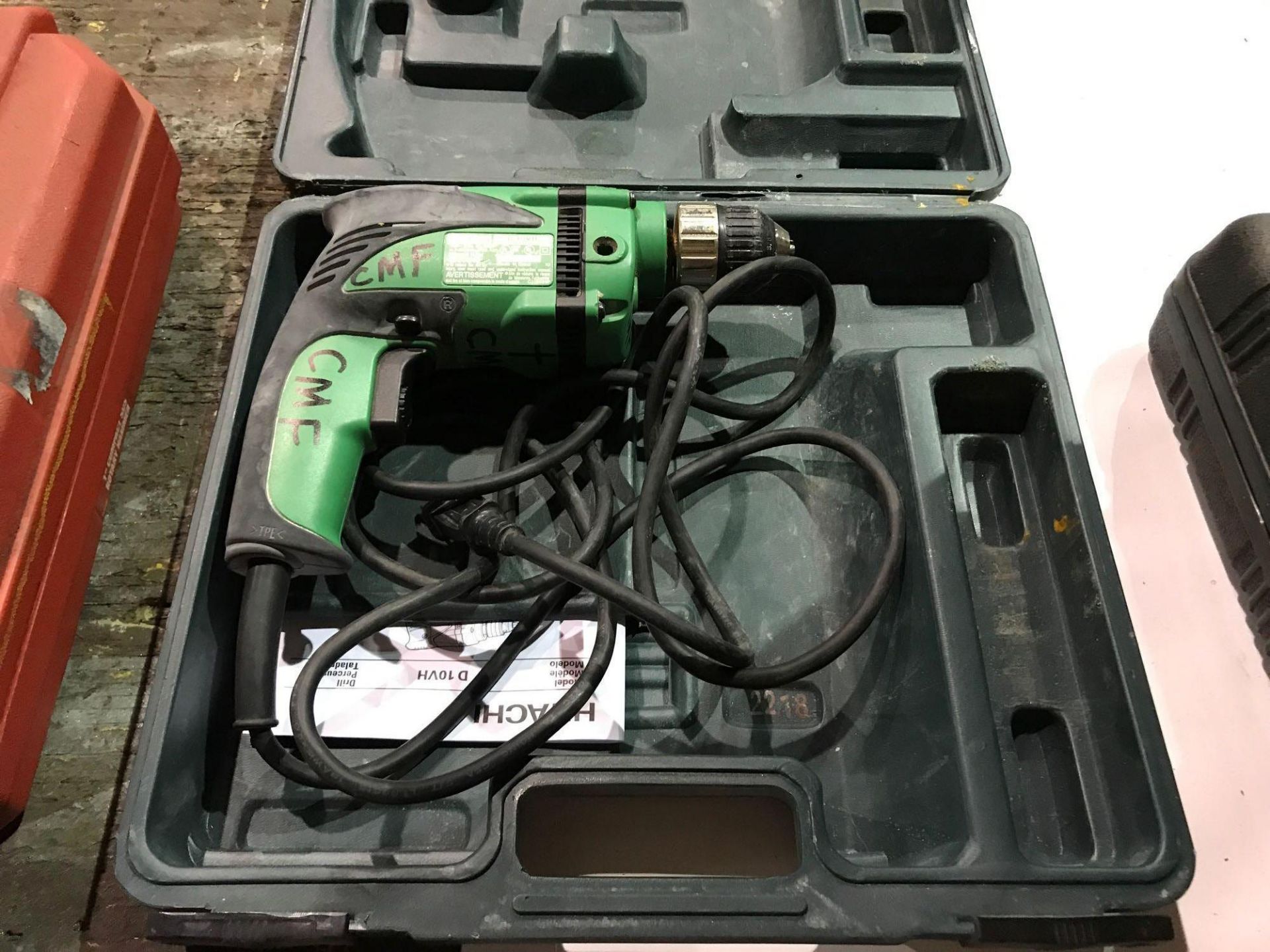 Hitachi Electric Hammer Drill w/ Case - Image 2 of 2