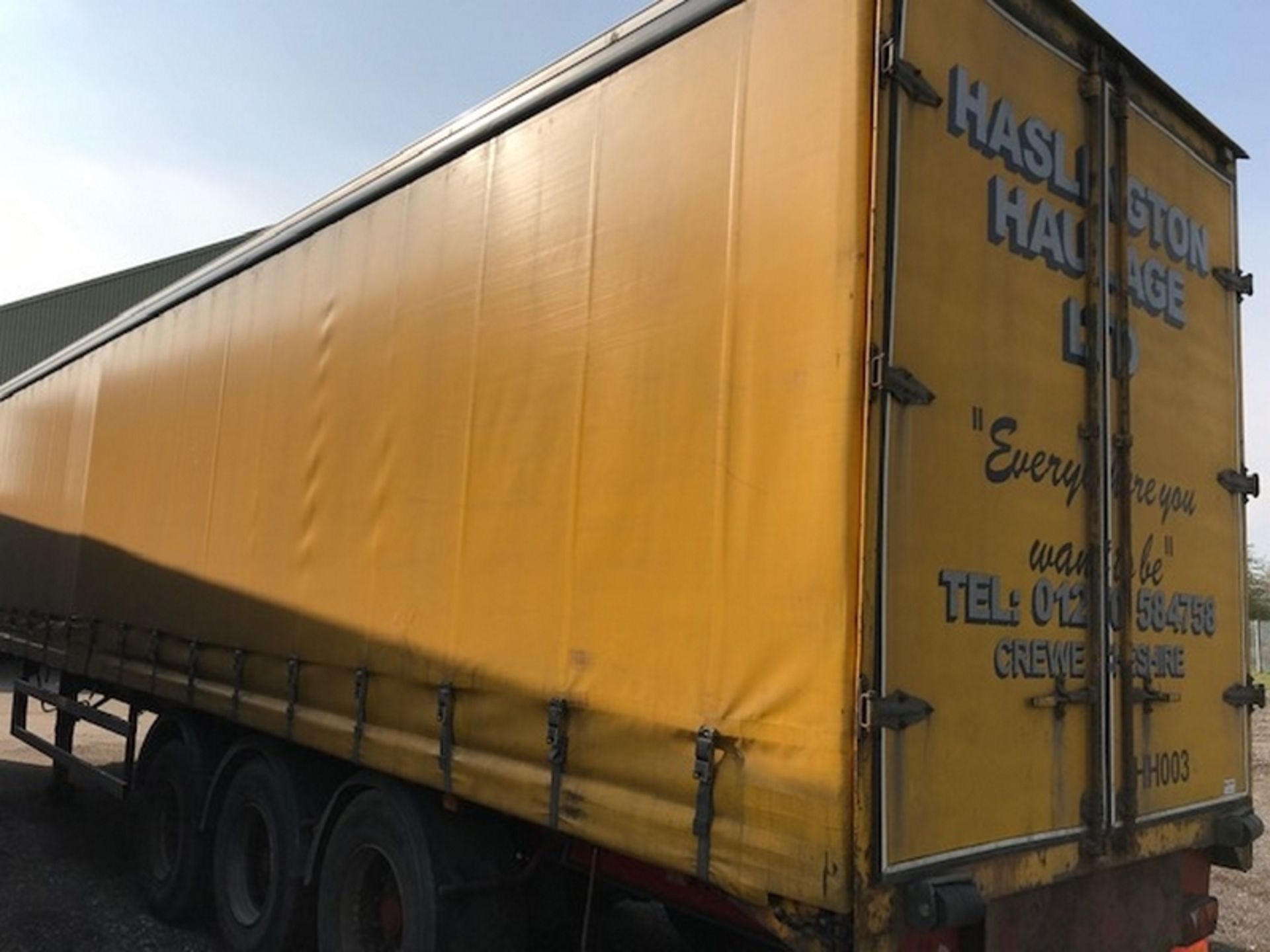 M&amp;G Curtainside Trailer Tri Axle - 50P21-1 - Image 4 of 5