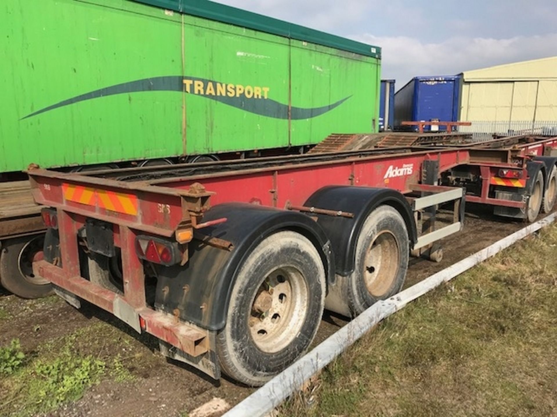 Taskers 20' Skeletal Trailer Tandem Axle 50P2-SK6 - Image 4 of 5