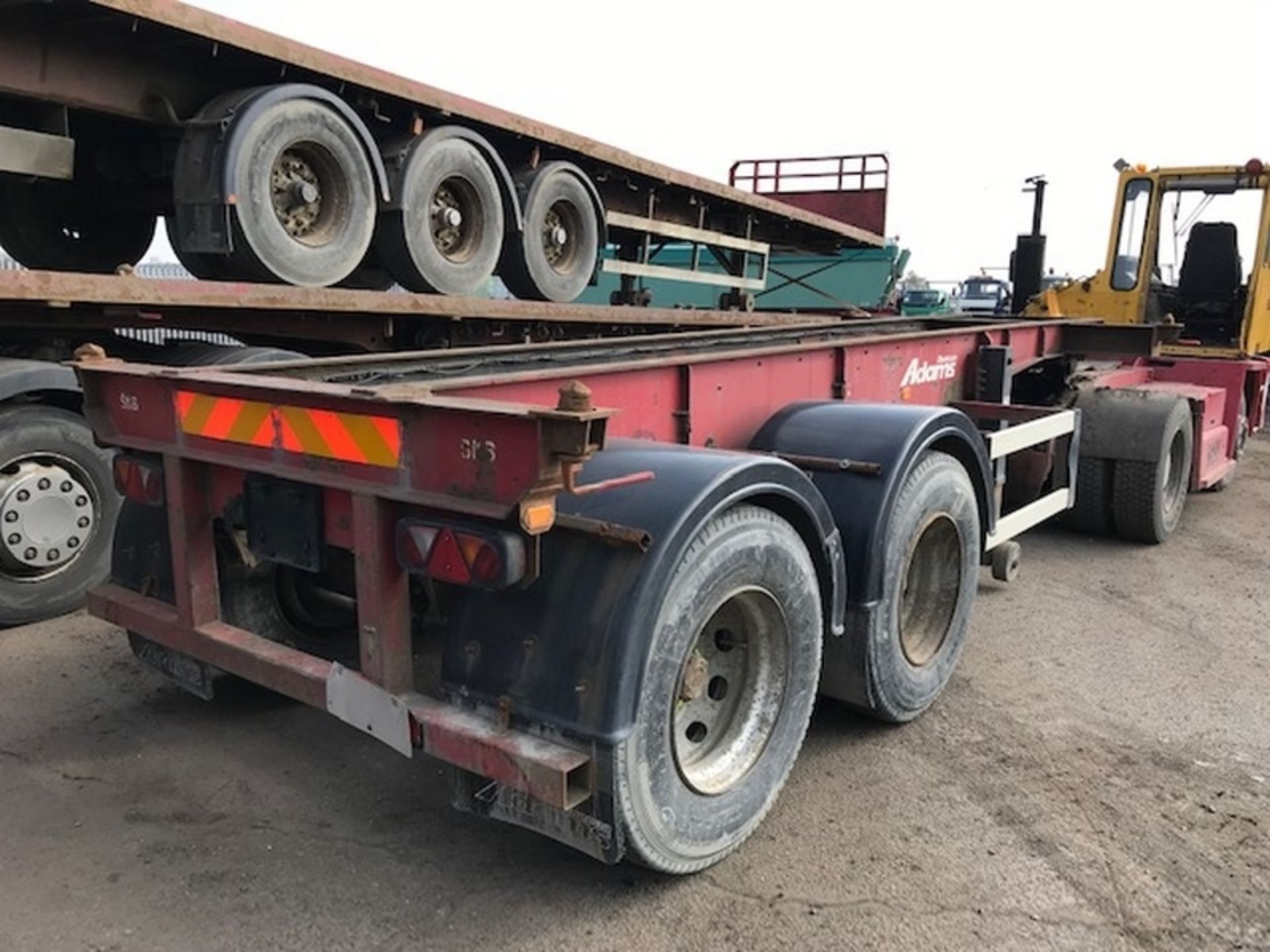 Crane Fruehauf 20' Skeletal Trailer Tandem Axle - 50P2-SK04 - Image 2 of 5