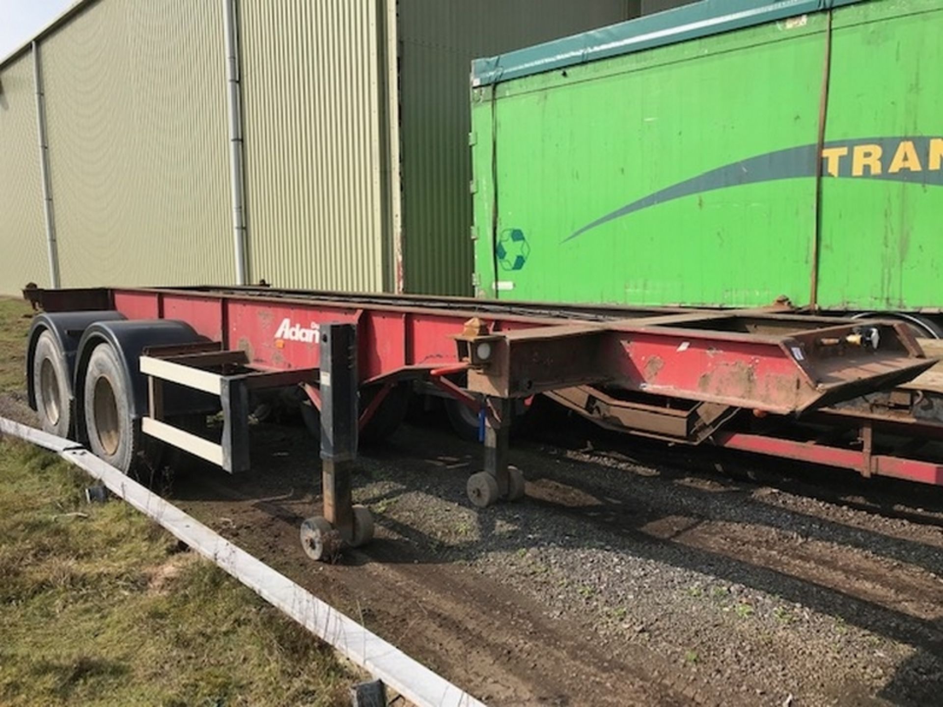 Taskers 20' Skeletal Trailer Tandem Axle 50P2-SK6 - Image 5 of 5