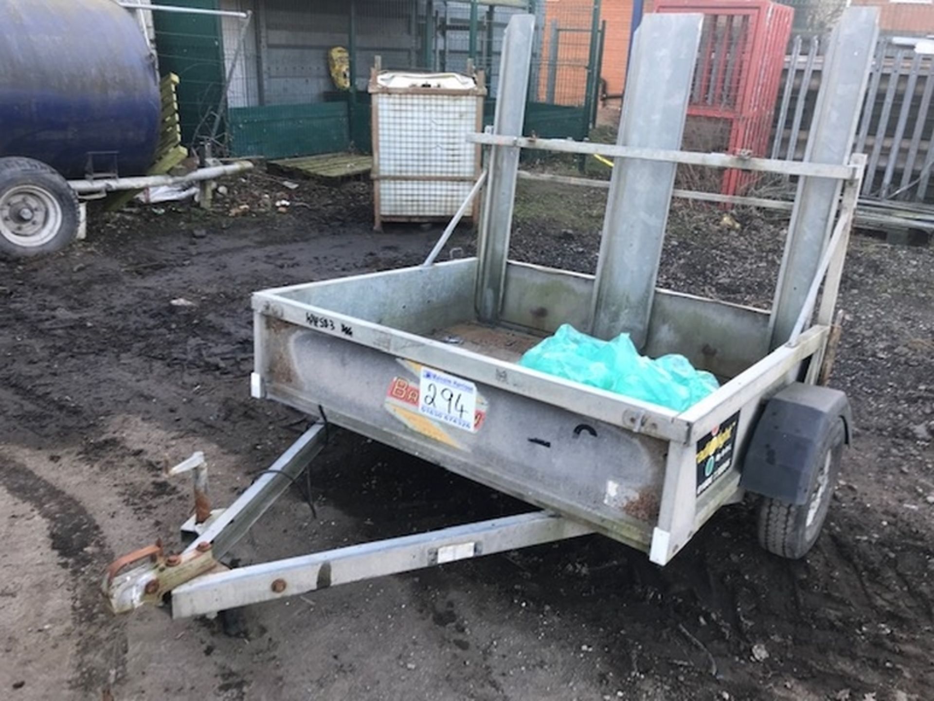 Bateson Single Axle Drawbar Trailer - 49P58-3 - Image 2 of 2