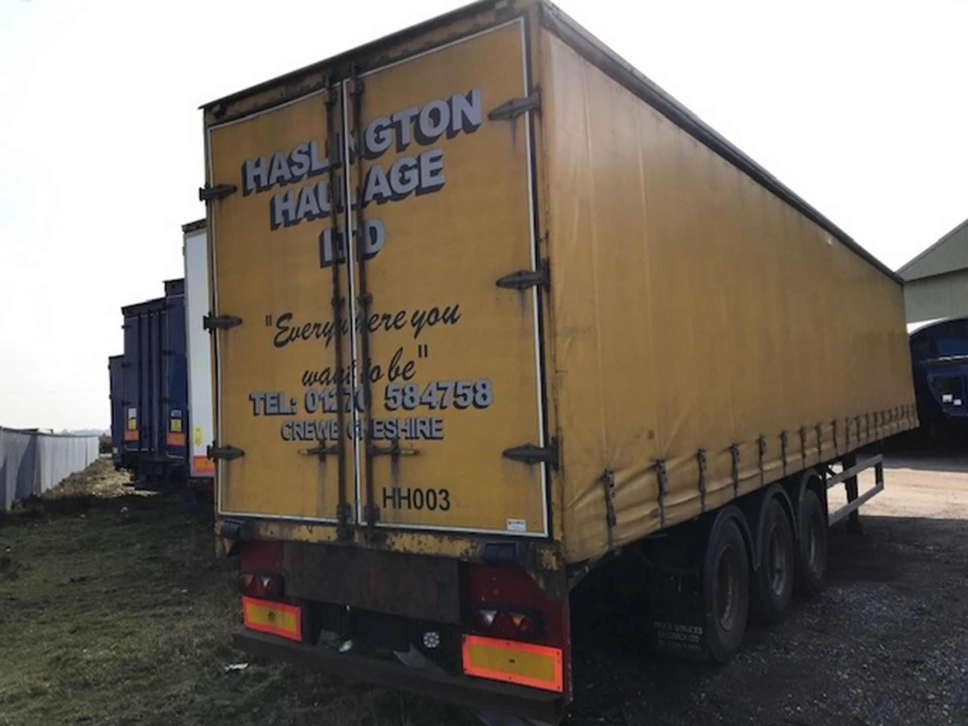 M&amp;G Curtainside Trailer Tri Axle - 50P21-1 - Image 2 of 5