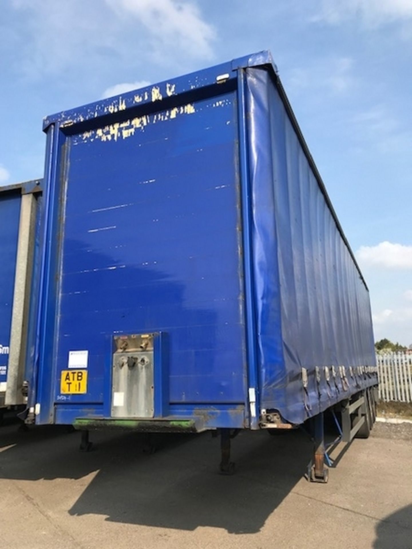 Fruehauf Curtainside Trailer Tri Axle - 50P24-1 - Image 3 of 4