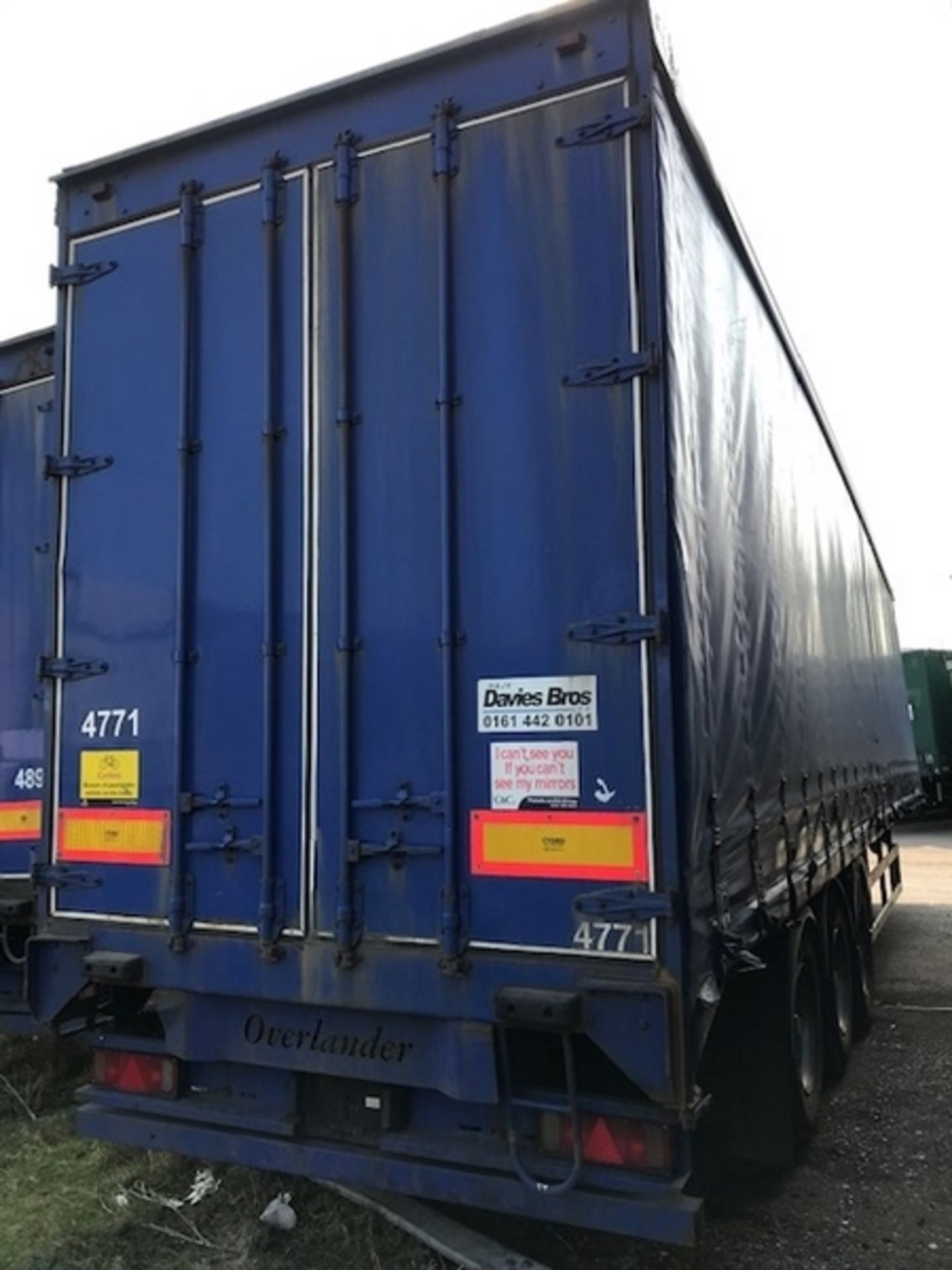 Overlander Curtainside Trailer Tri Axle - 50P24-4