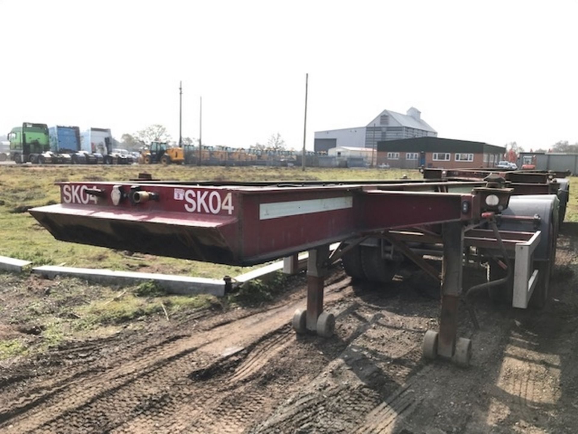 Crane Fruehauf 20' Skeletal Trailer Tandem Axle - 50P2-SK04 - Image 4 of 5