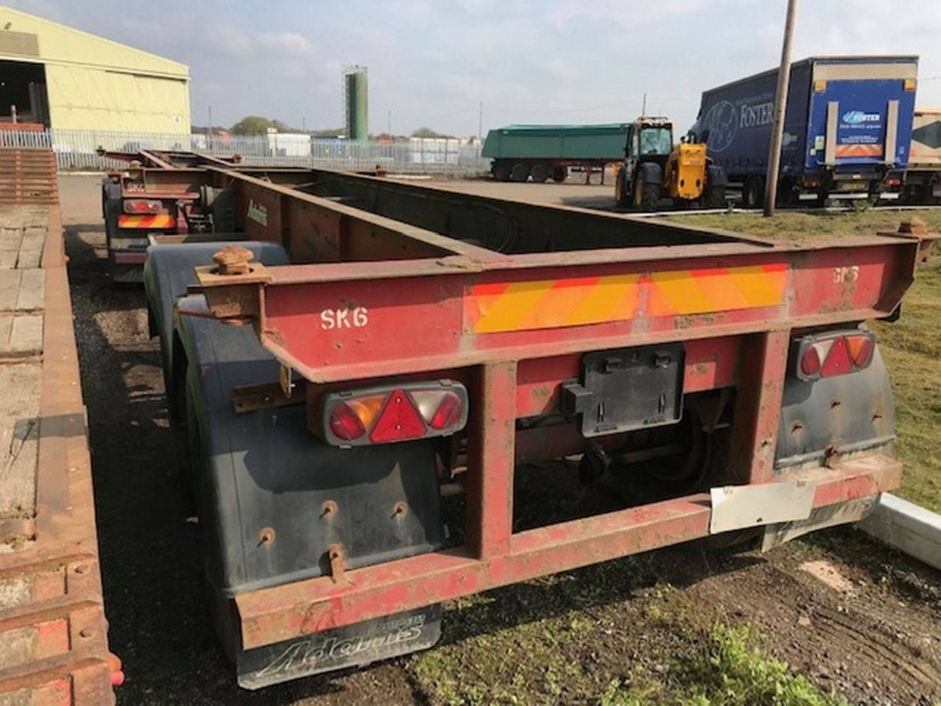 Taskers 20' Skeletal Trailer Tandem Axle 50P2-SK6 - Image 2 of 5