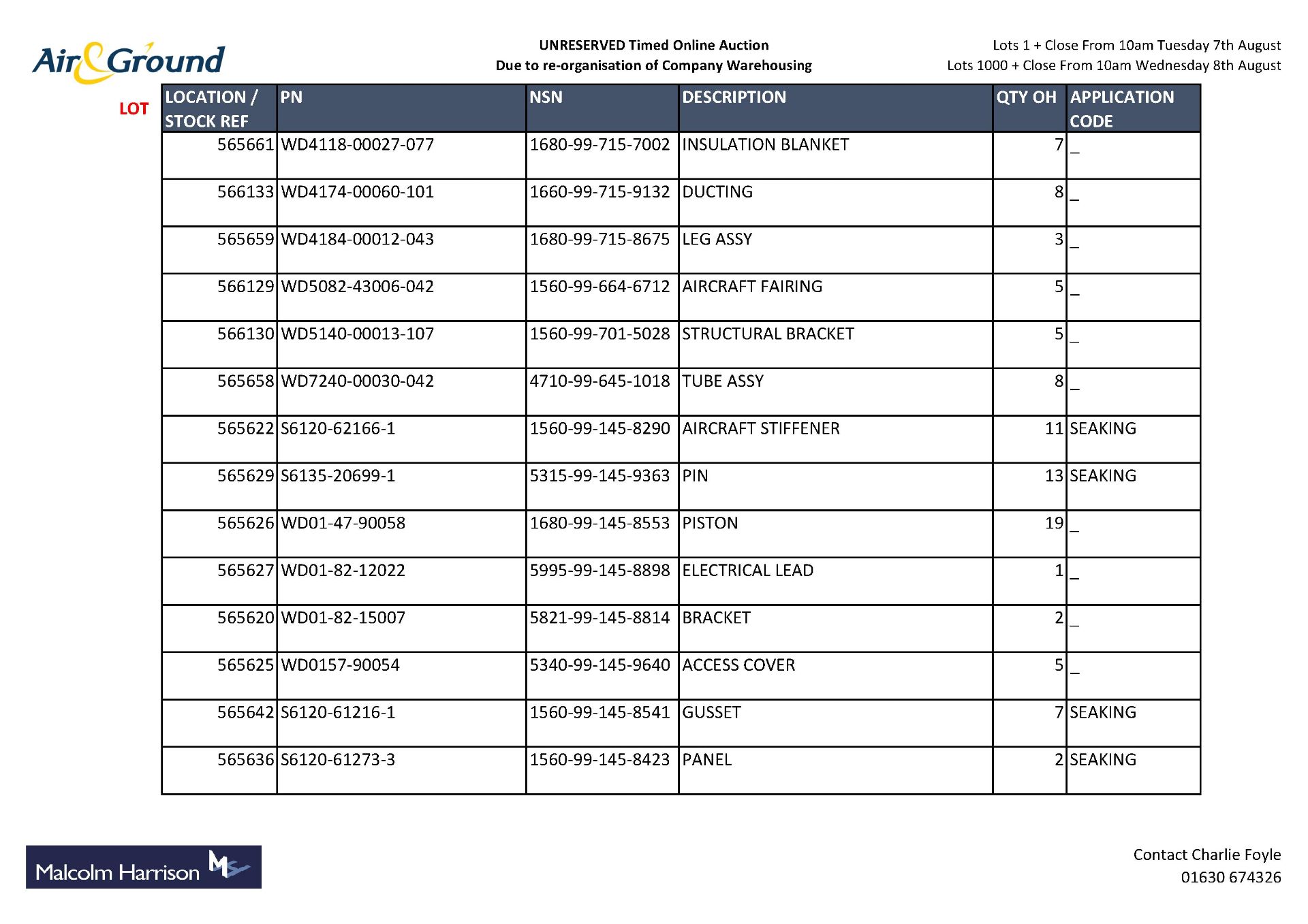 Qty Ex-Military Aviation Parts & Equipment - Image 2 of 3