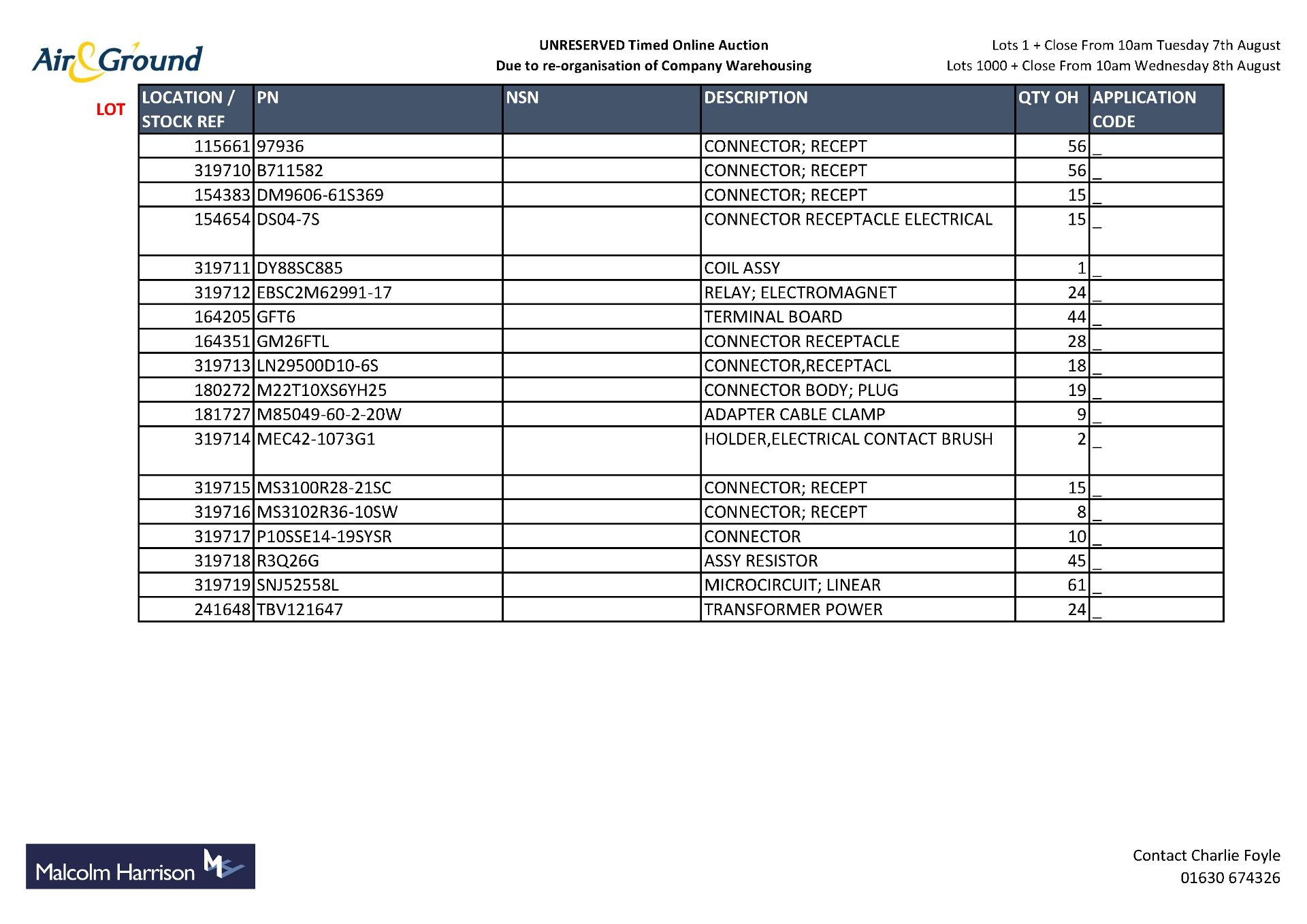 Qty Ex-Military Aviation Parts & Equipment - Image 2 of 2