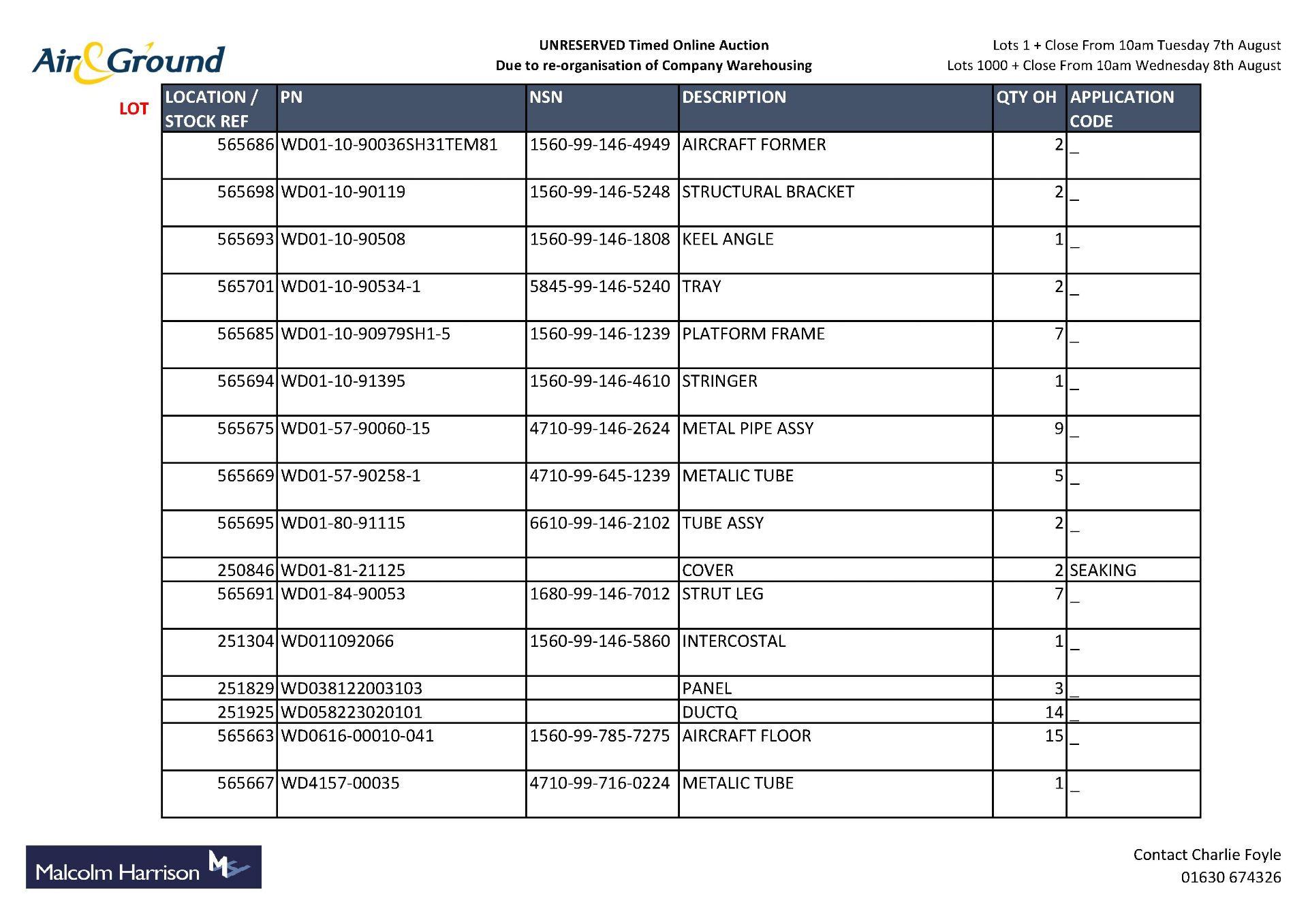 Qty Ex-Military Aviation Parts & Equipment - Image 2 of 3