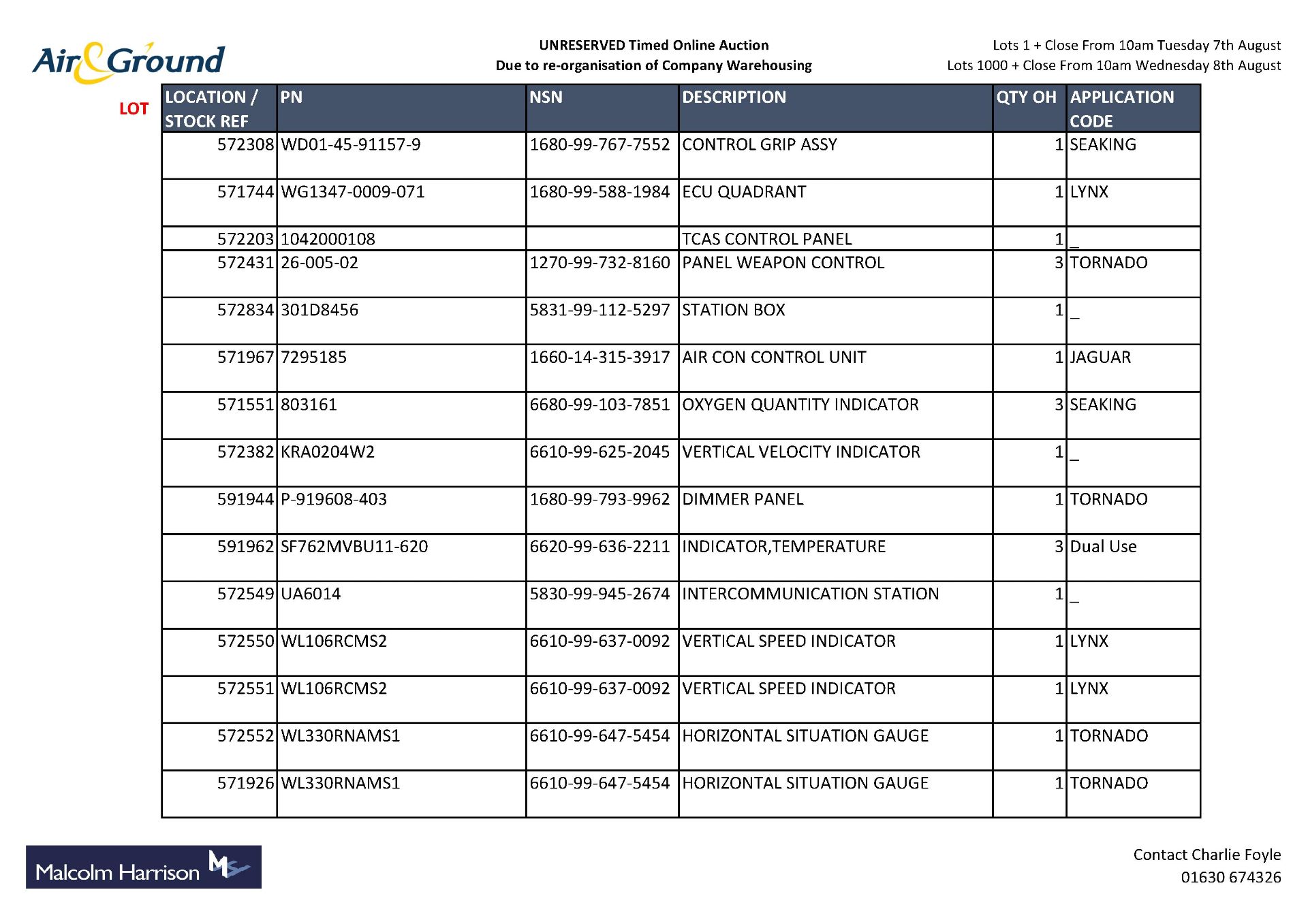 Qty Ex-Military Aviation Parts & Equipment - Image 3 of 3