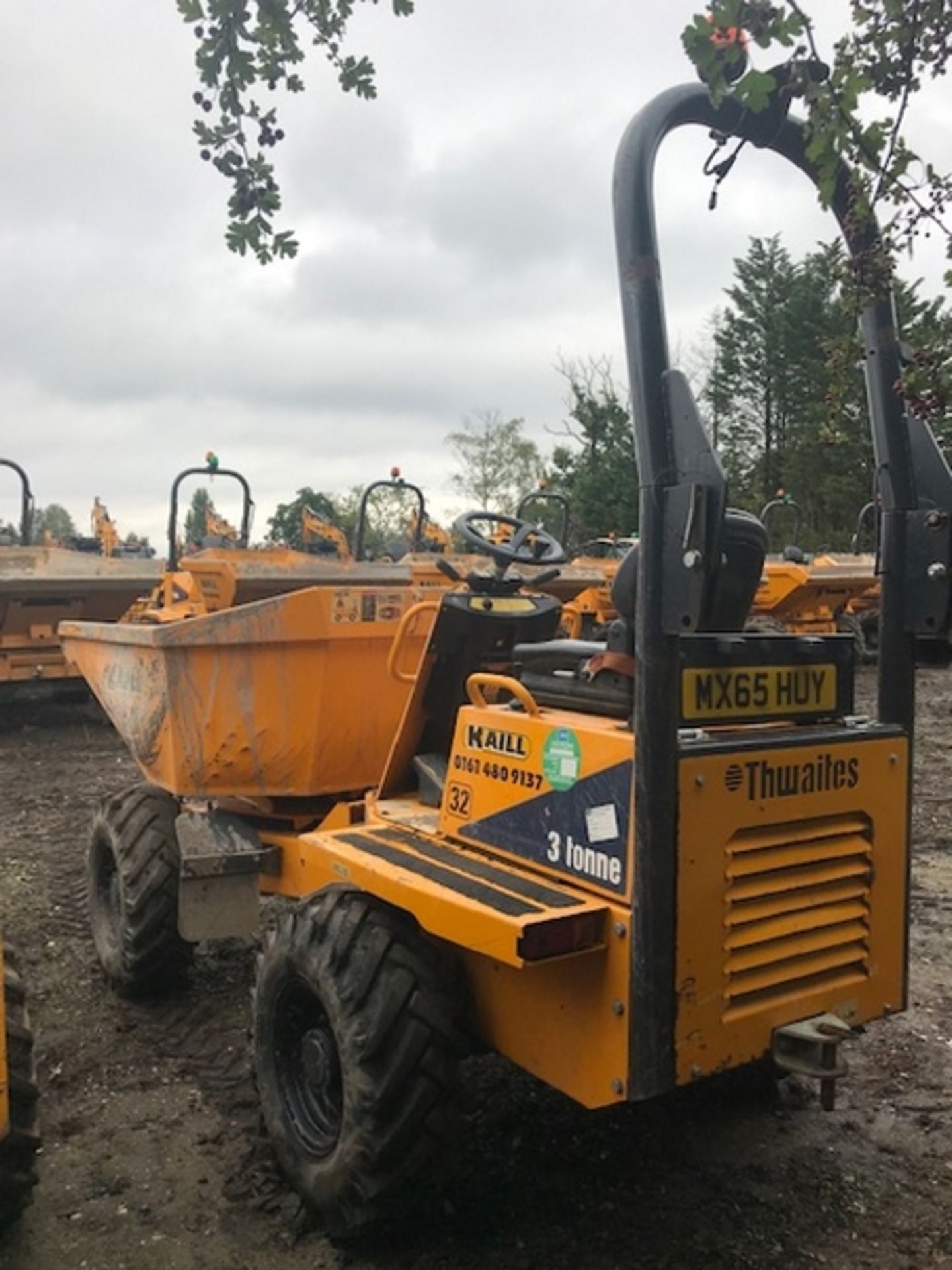 2015 Thwaites 3 tonne Dumper - Swivel Skip - Image 5 of 6