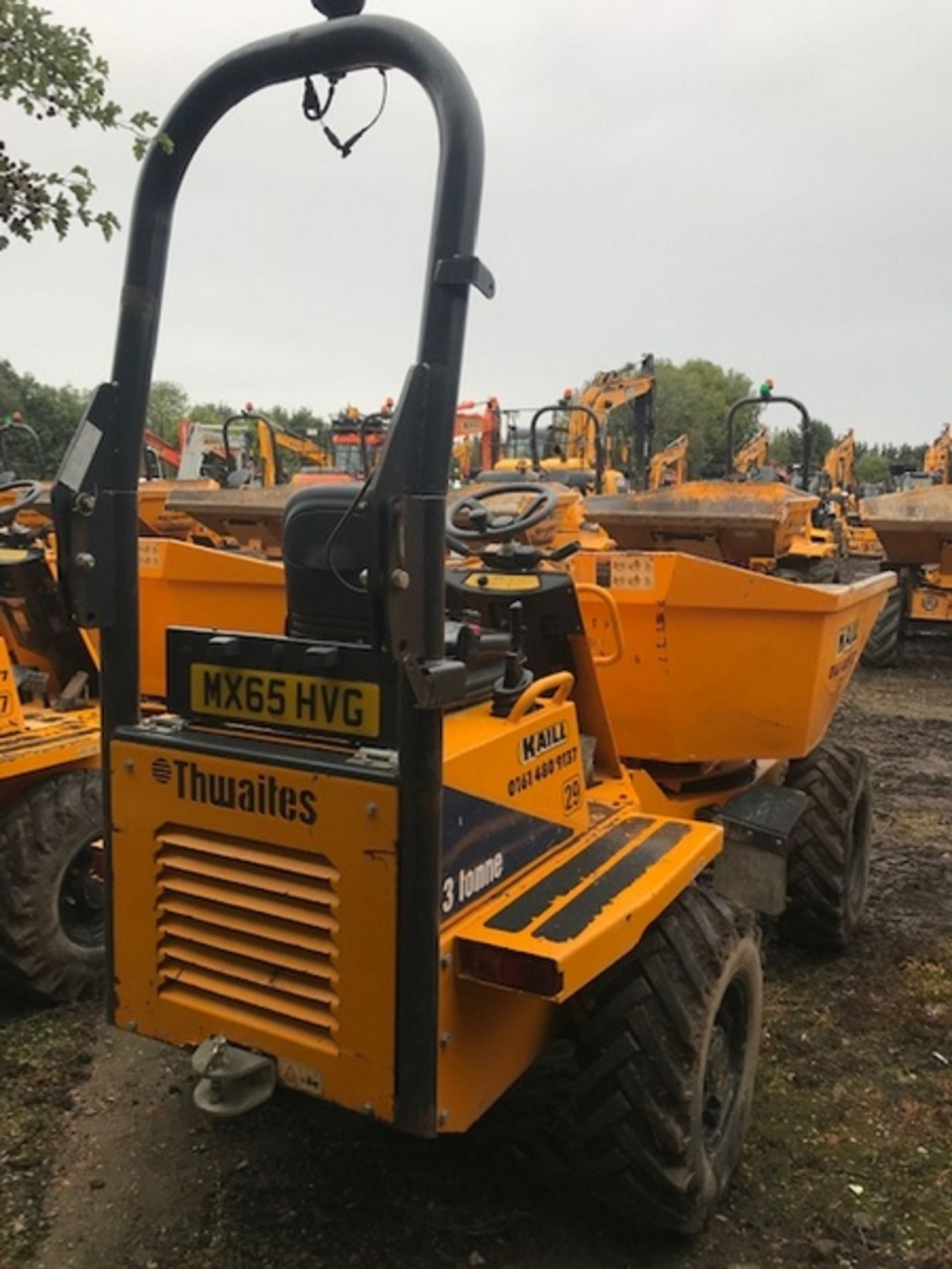 2015 Thwaites 3 tonne Dumper - Swivel Skip - Image 4 of 7