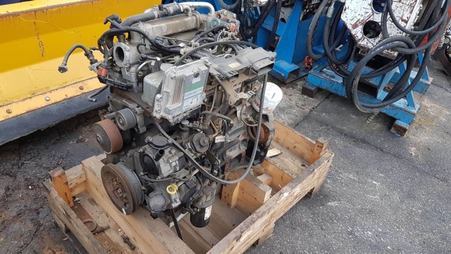 Perkins Engine From a 2012 Manitou 17m Telehandler - S/n: JR51746*A0 854E-E34TA*