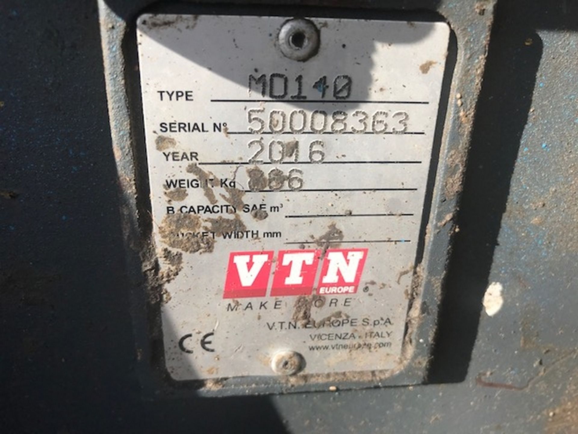 2015 VTN MD140 Rotating Selector Grab - S/n: 50008363 - Image 3 of 3