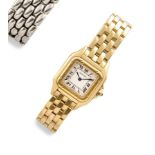 CARTIER. Panthère Lady. Montre de dame en or jaune 18K (750°/00). - Cadran signé [...]