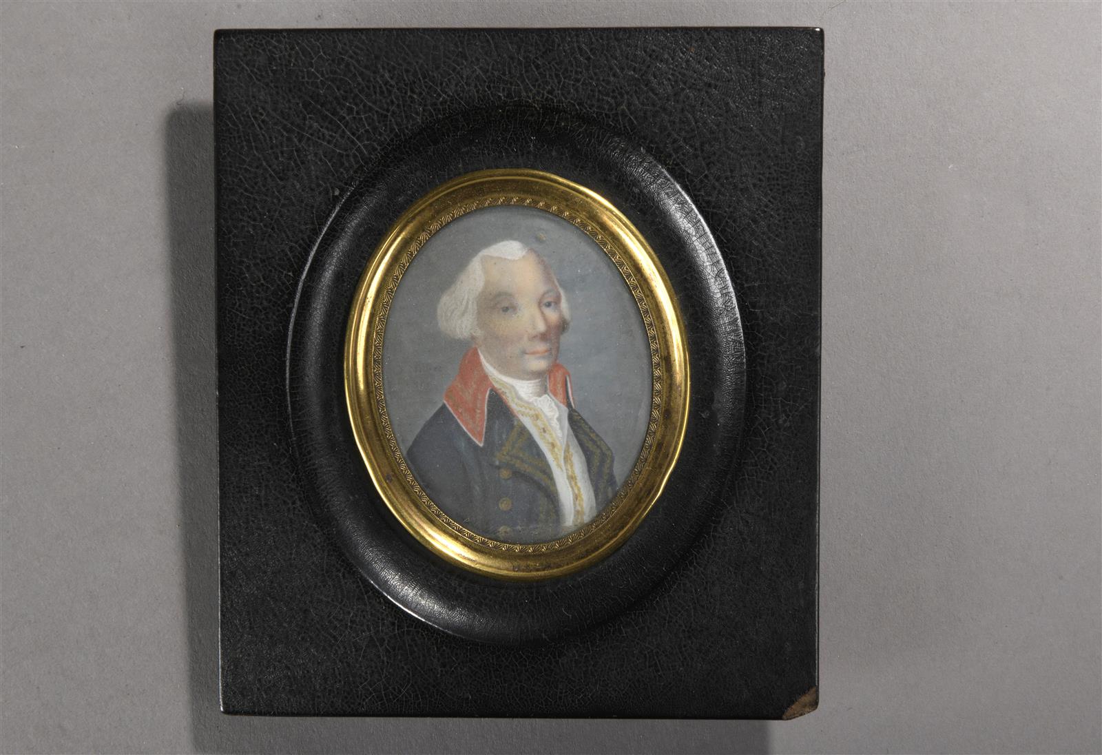 ÉCOLE FRANÇAISE du XVIIIe siècle. Portrait d'Antoine de Saint Hillier, né à Metz [...]
