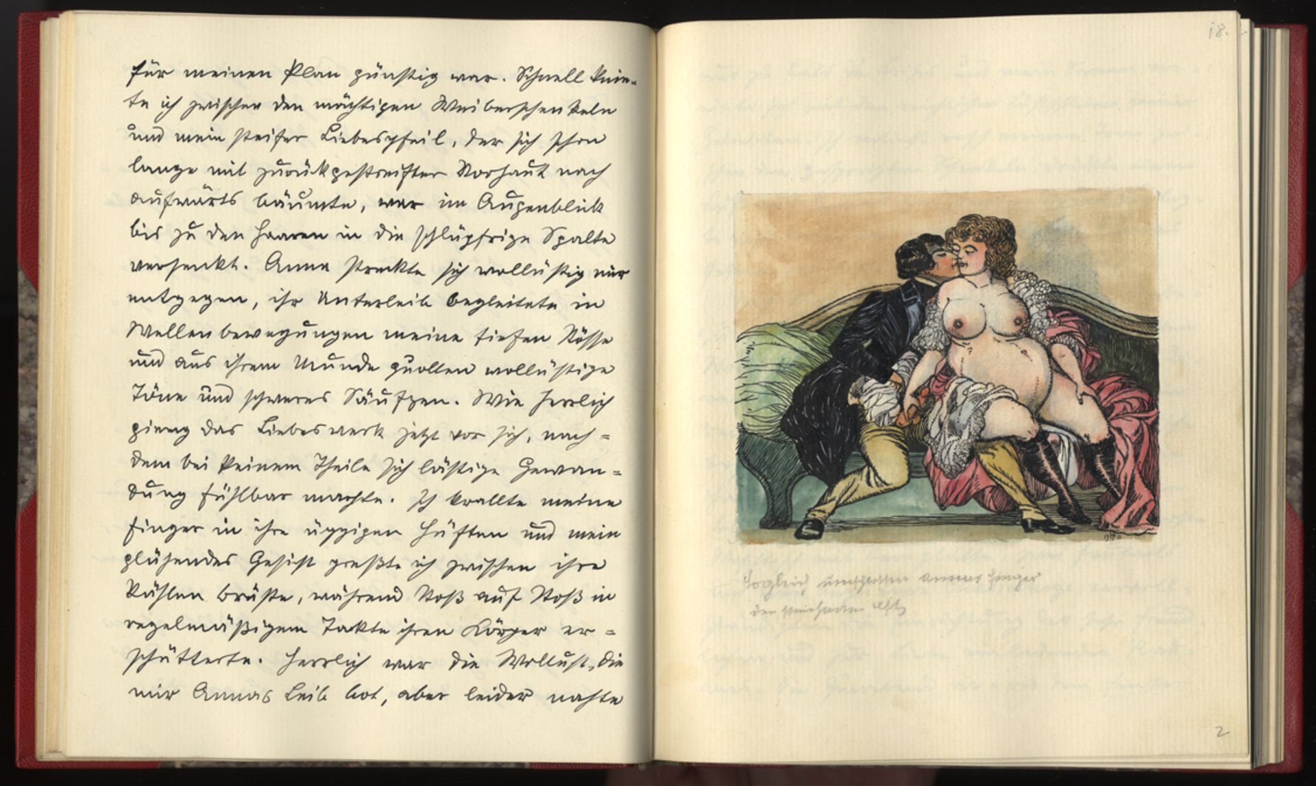 Franz HIRMANN. Fräulein Anna, das Schwangere Liebchen. Original manuscript, mit [...] - Bild 23 aus 27