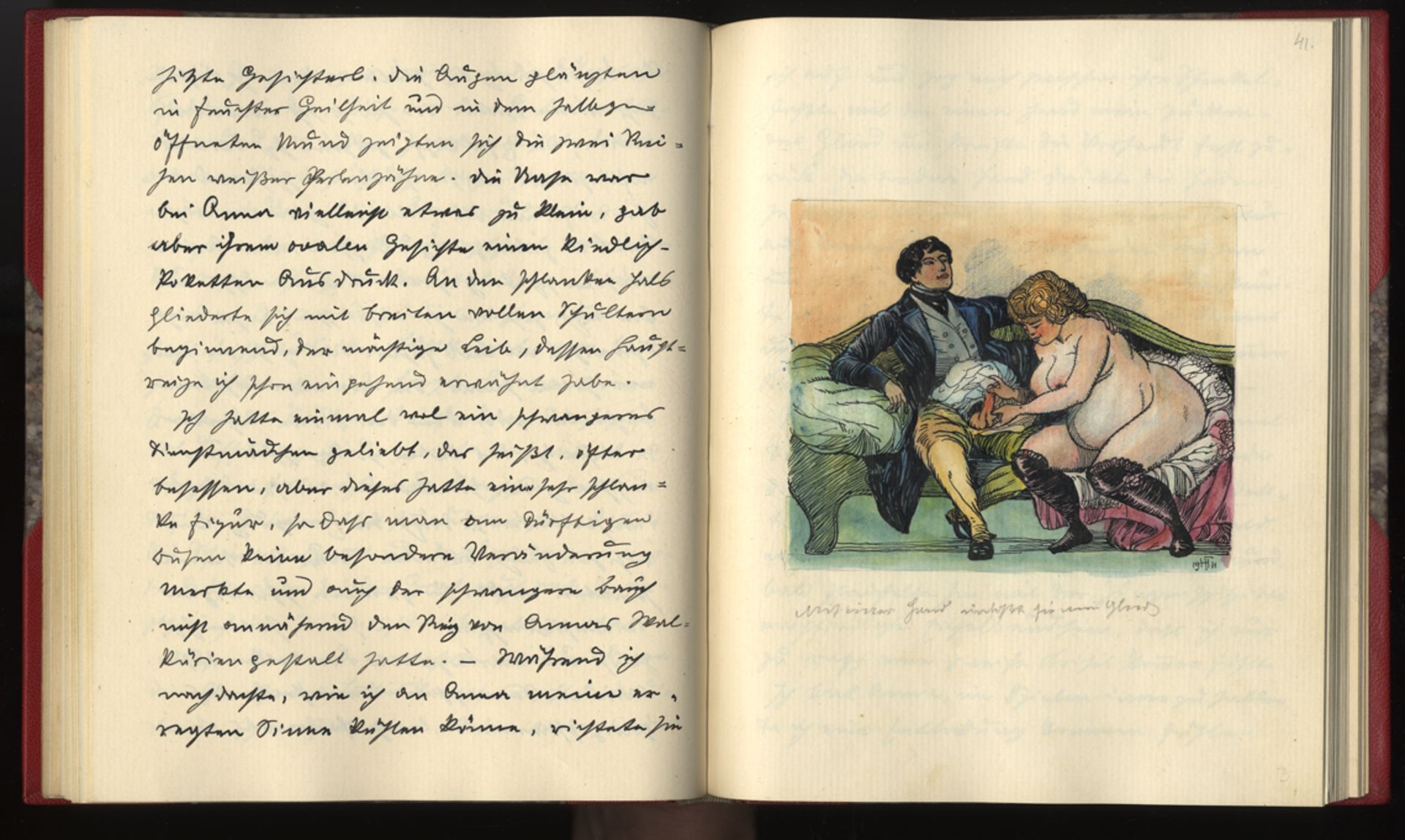 Franz HIRMANN. Fräulein Anna, das Schwangere Liebchen. Original manuscript, mit [...] - Bild 4 aus 27