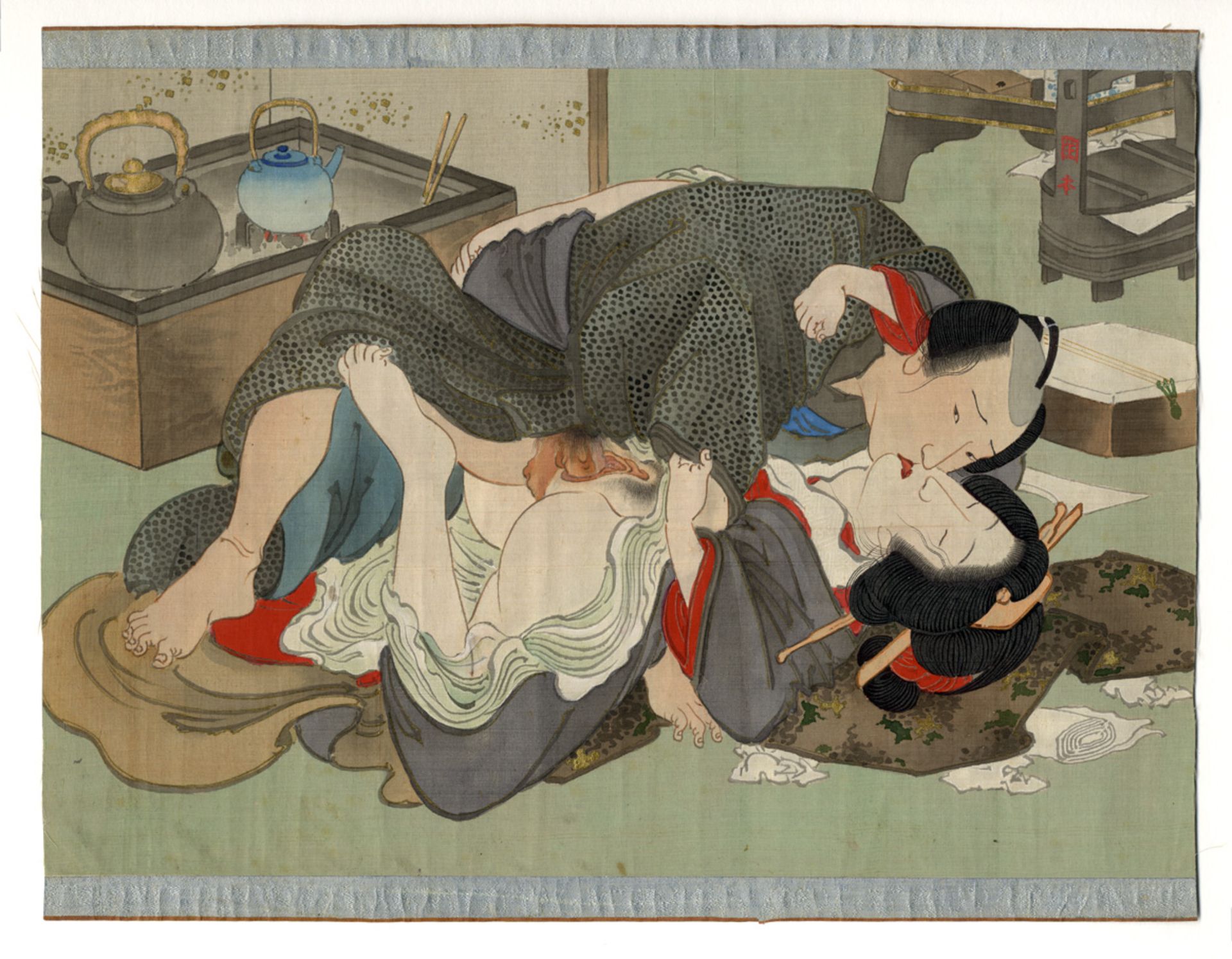 [Artiste non identifié]. - Shunga [Images du Printemps], Japon, vers 1900. 3 [...]