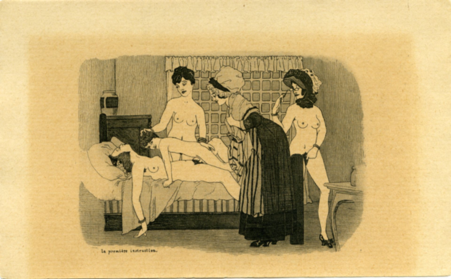 [Renée VINCENT (pseudonyme)]. - La vie de château, vers 1930. - 12 lithographies [...] - Bild 4 aus 4