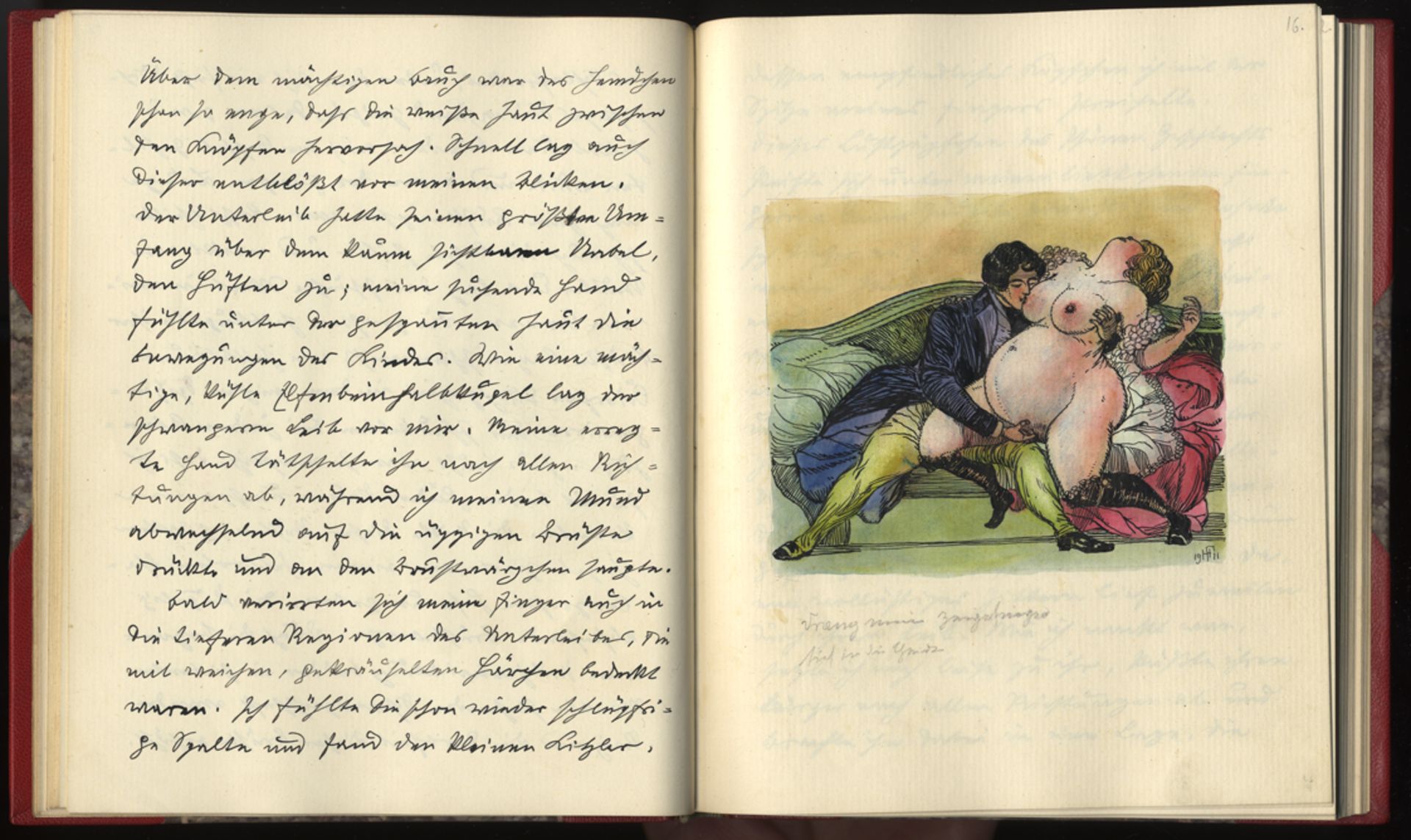 Franz HIRMANN. Fräulein Anna, das Schwangere Liebchen. Original manuscript, mit [...] - Bild 22 aus 27