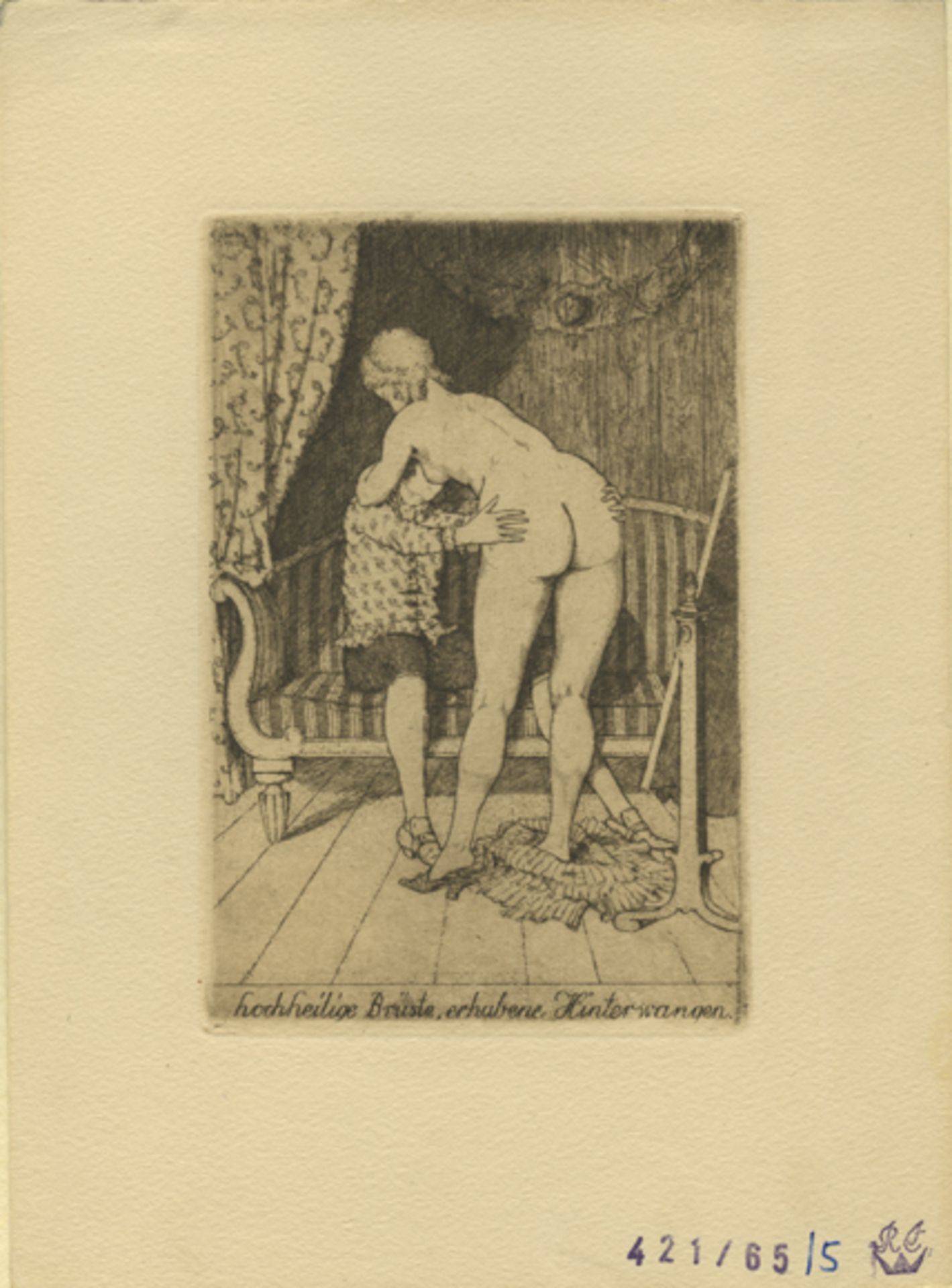 Paul VERLAINE. Frauen Philipp, Martin Erich. Les Femmes, impression privée 1924. 11 [...] - Bild 5 aus 5