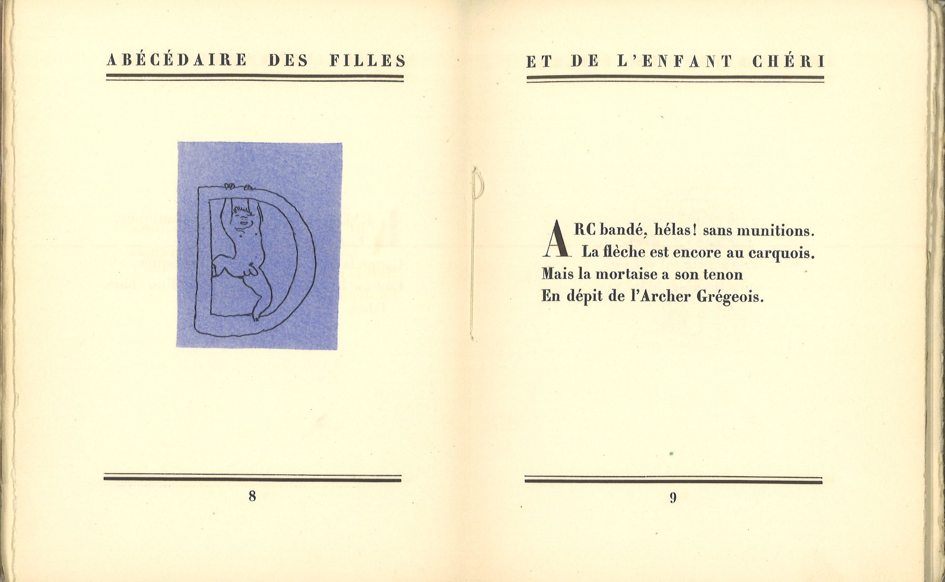 [Pierre MAC ORLAN]. - Abécédaire des Filles et de l’Enfant Chéri, éditions de [...]