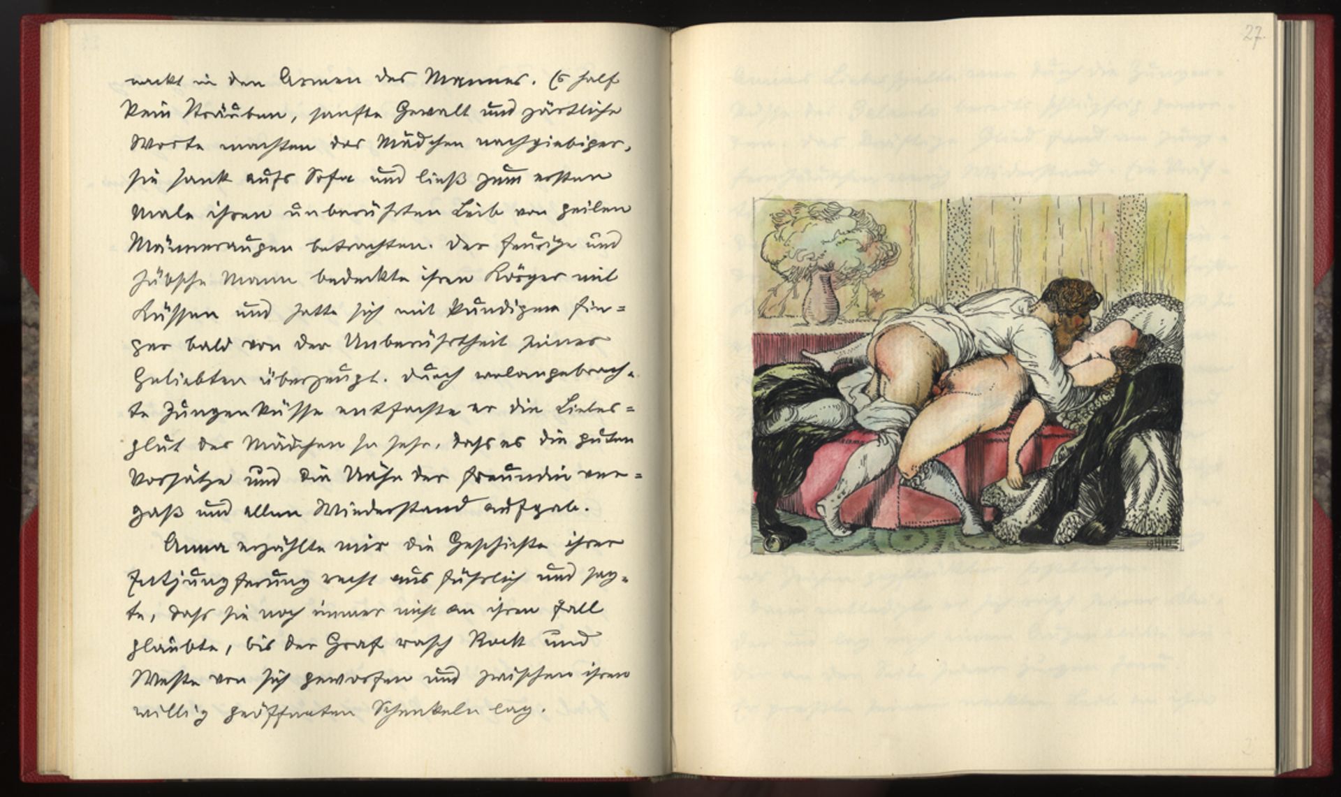 Franz HIRMANN. Fräulein Anna, das Schwangere Liebchen. Original manuscript, mit [...] - Bild 25 aus 27