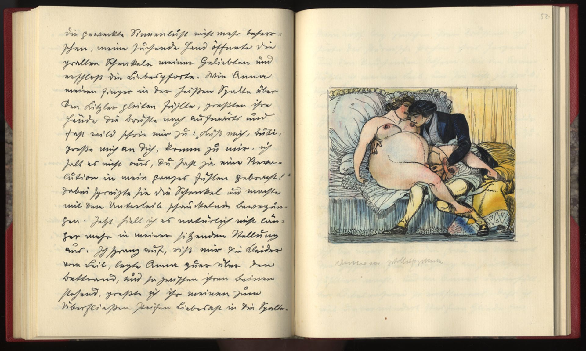 Franz HIRMANN. Fräulein Anna, das Schwangere Liebchen. Original manuscript, mit [...] - Bild 9 aus 27