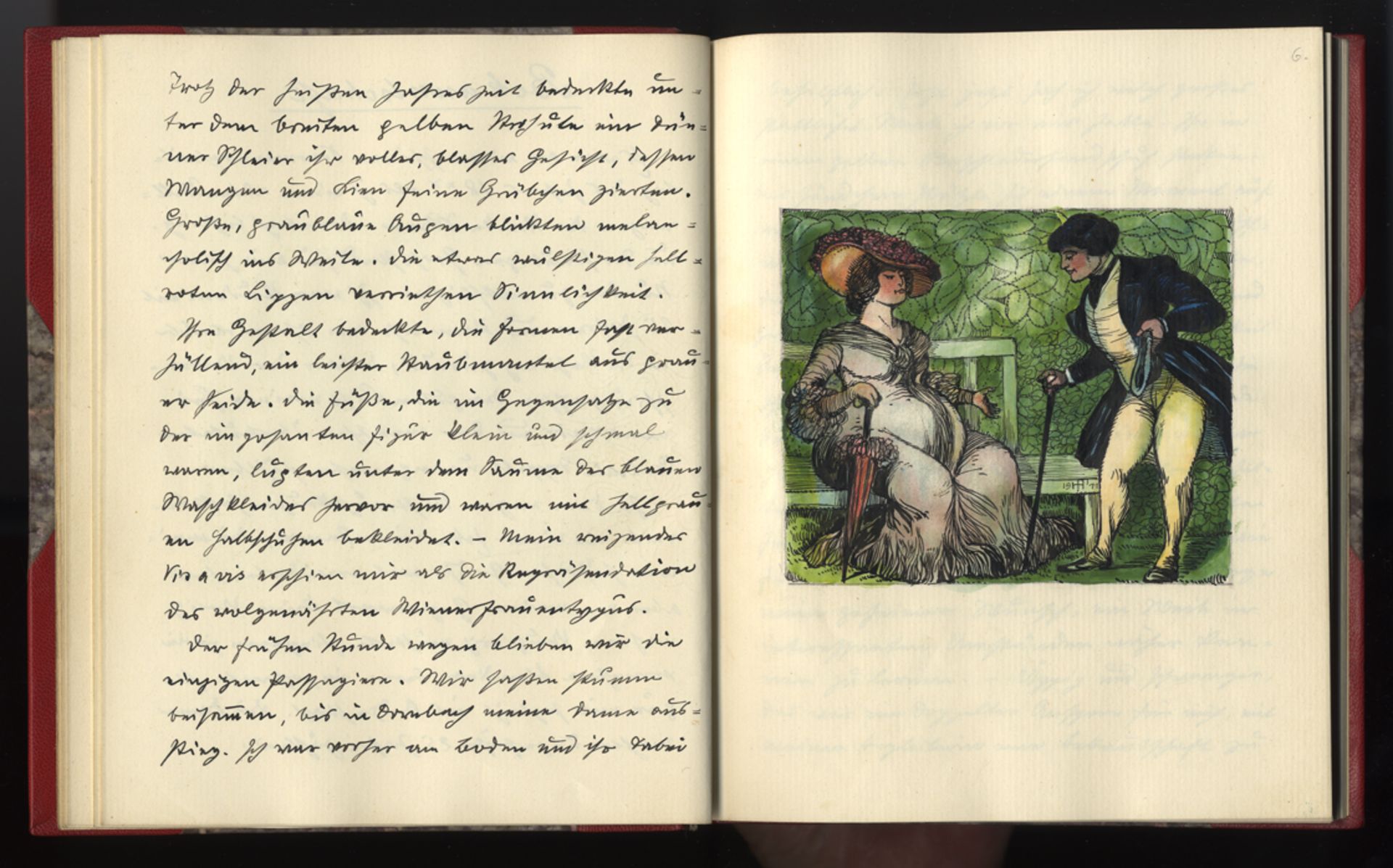 Franz HIRMANN. Fräulein Anna, das Schwangere Liebchen. Original manuscript, mit [...] - Bild 13 aus 27