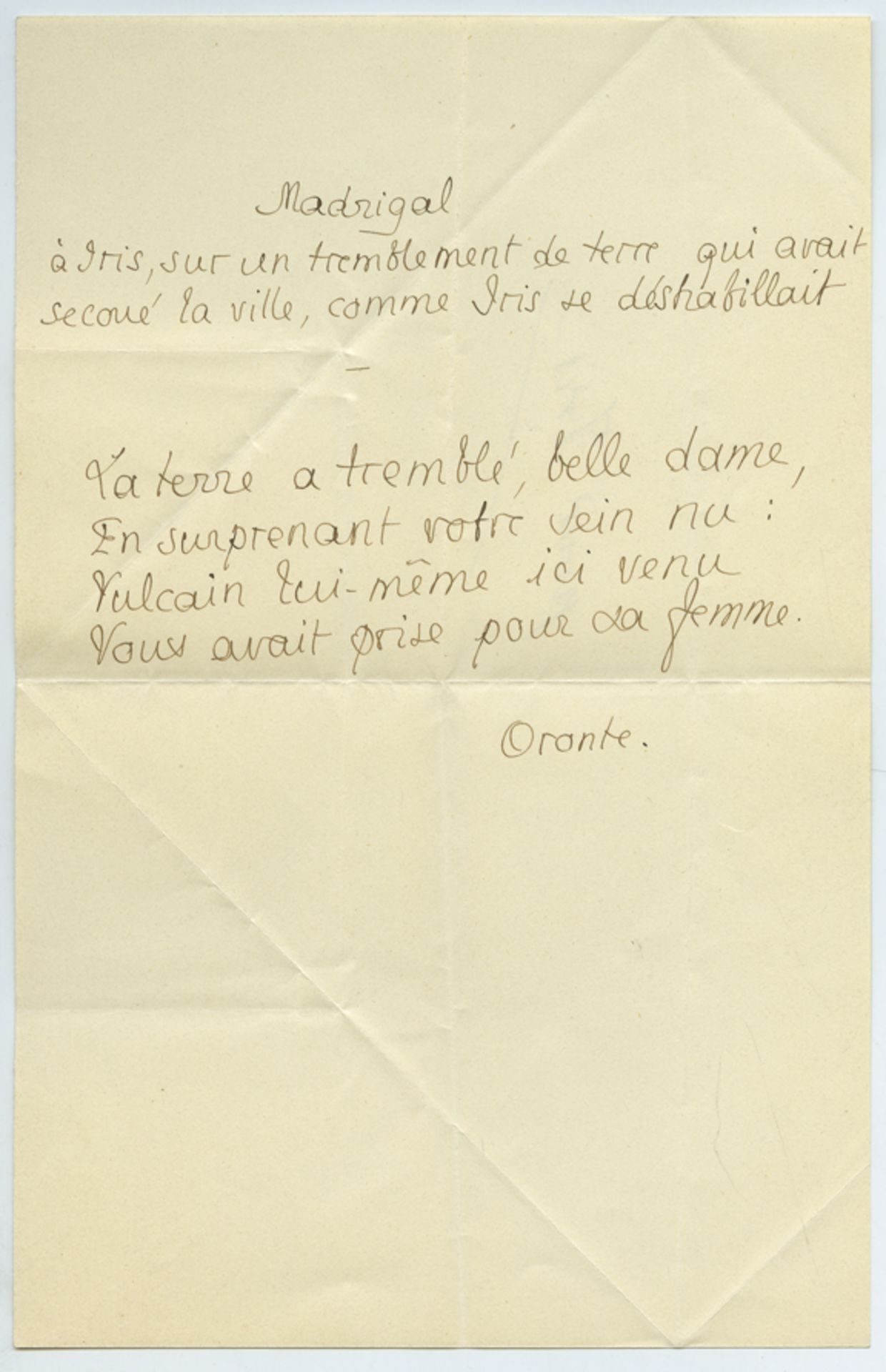 Pierre LOUŸS et Marie de RÉGNIER. 6 tirages argentiques, 7 courriers manuscrits, [...] - Bild 14 aus 14