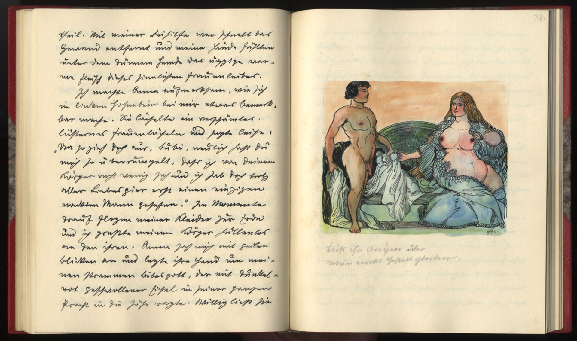 Franz HIRMANN. Fräulein Anna, das Schwangere Liebchen. Original manuscript, mit [...] - Bild 3 aus 27