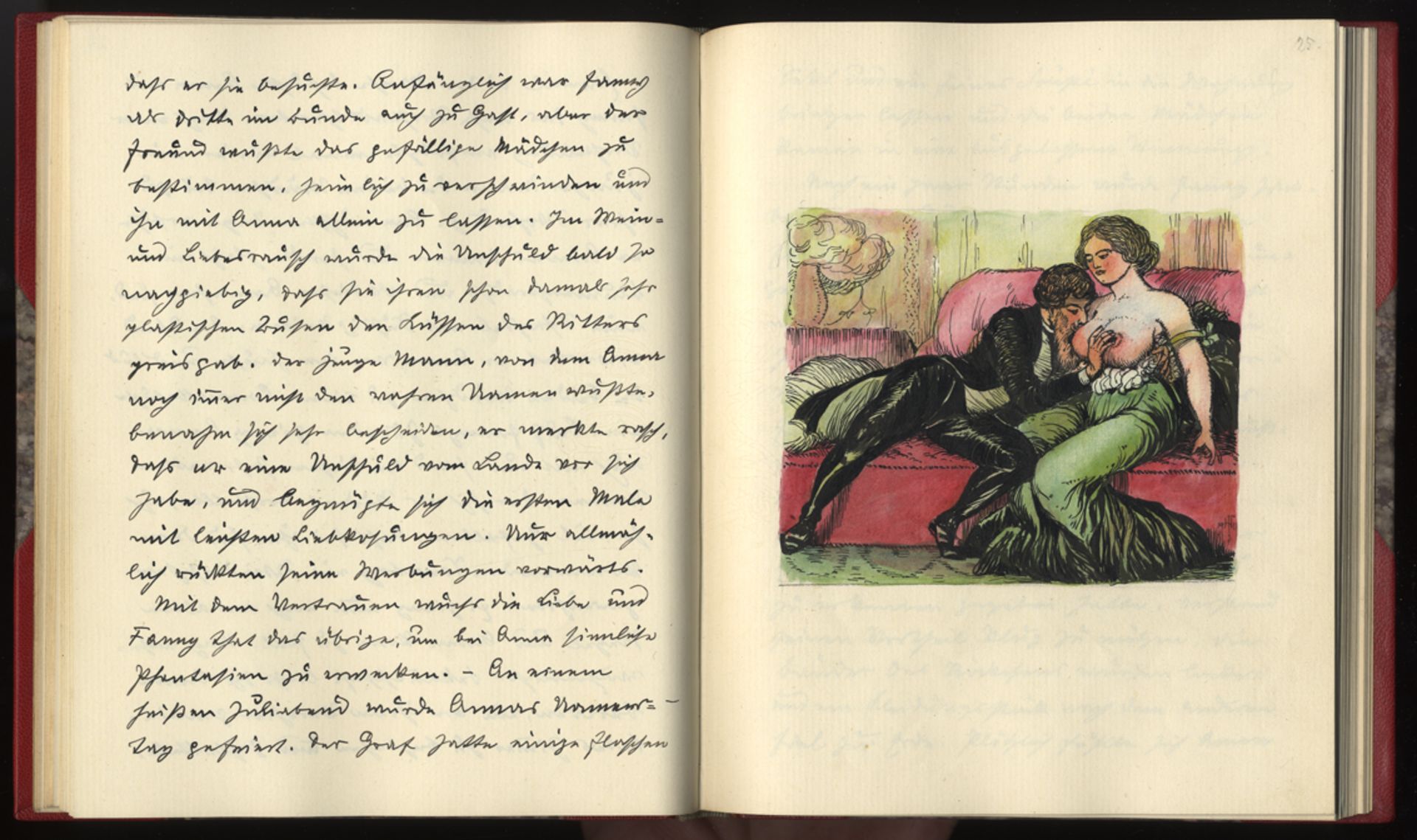 Franz HIRMANN. Fräulein Anna, das Schwangere Liebchen. Original manuscript, mit [...] - Bild 24 aus 27