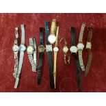 Eleven quartz movement lady's wrist watches