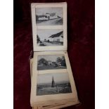 An old photographic album containing numerous old photographs and postcards early 1910-20 era.