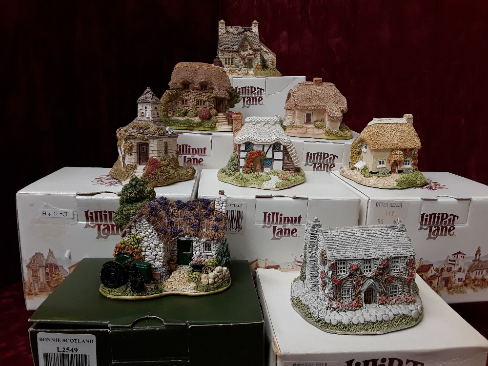 A collection of eight boxed Lilliput Lane cottages. - Image 2 of 3