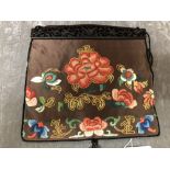 A stunning antique (19th/early 20th Century) Chinese embroidered silk purse.