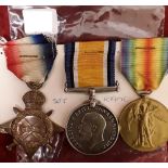 A WW1 Royal Army Medical Corps medal trio.