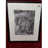 A framed limited edition (1/100) signed photgraphic print of the Lobster Pot by Baxter Bradford.