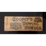 A Cooper's Dipping Powder - Poison advertising crate