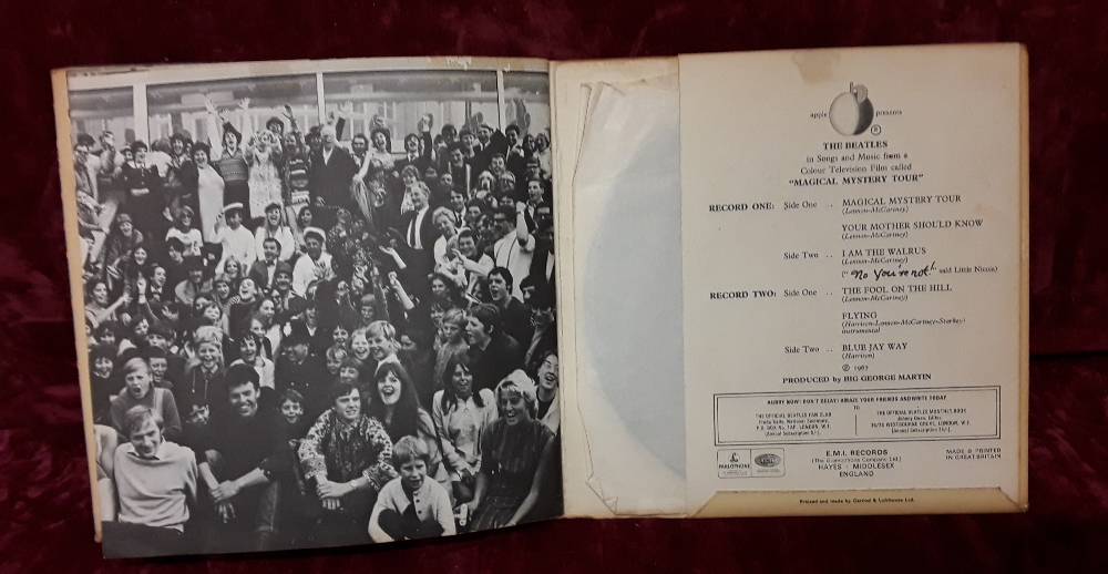 A "Beatles Magical Mystery Tour" Vinyl 33 ½ EP complete with EP book. - Image 5 of 6